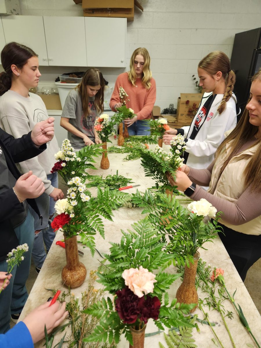Members of the Floriculture class 11/16/23