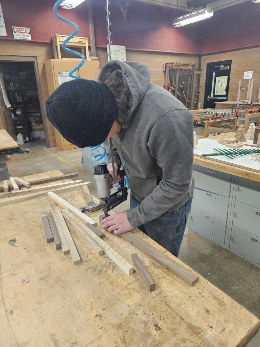Scott Wells woodworking, 12/14, Grantsville woodshop