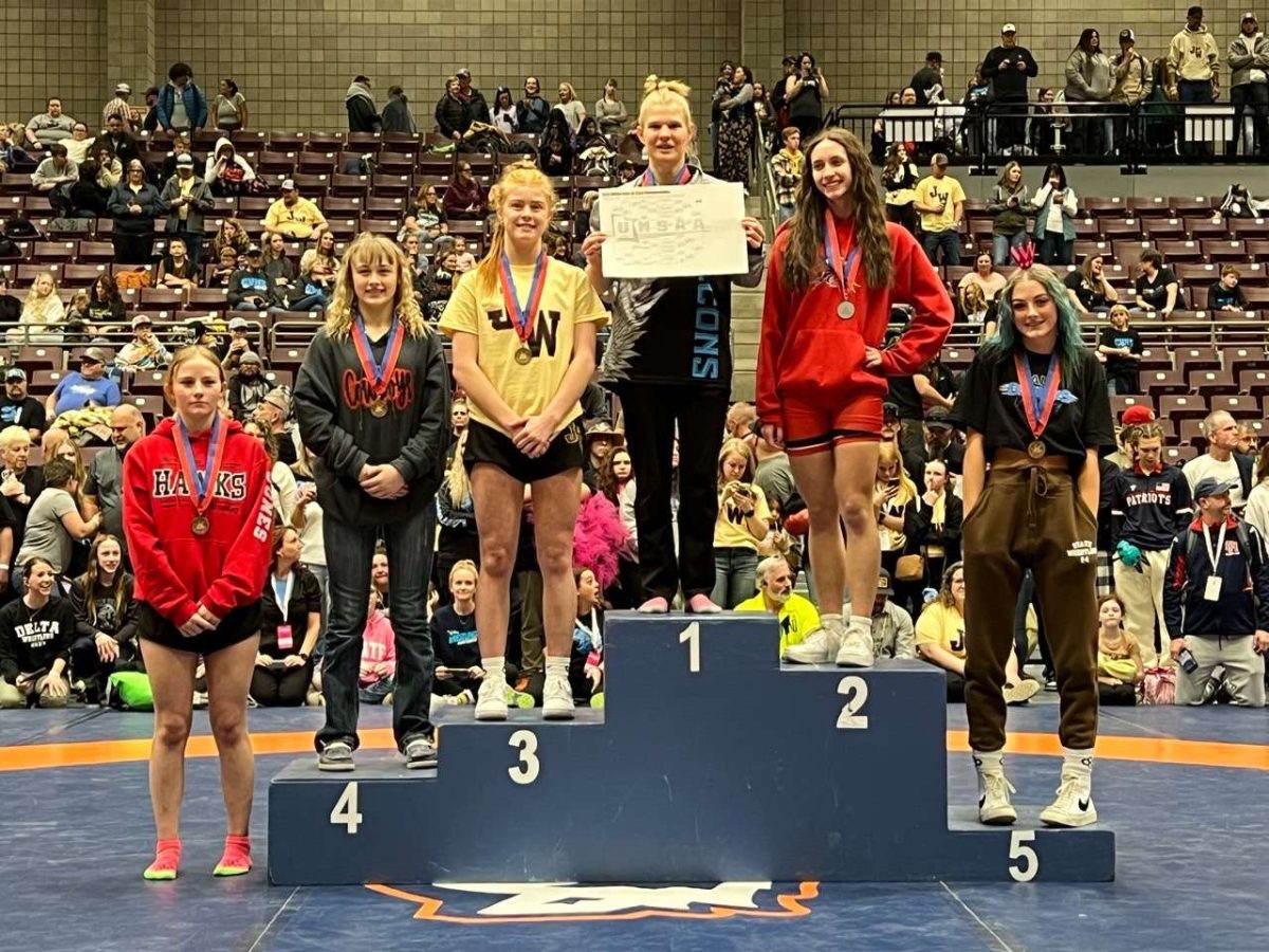 Girls state wrestling on 2/16 and 2/17. Sophia Camargo and Arly Jensen placing. 