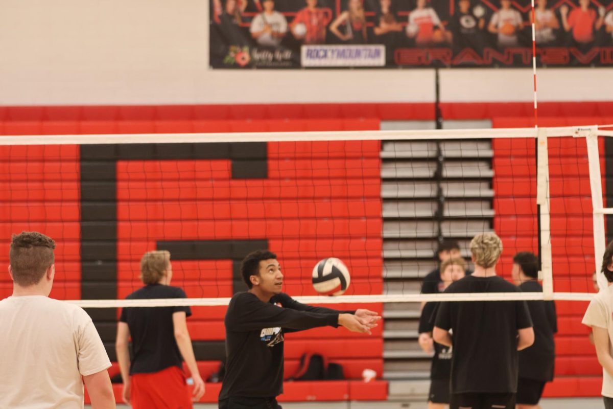 Boys Volleyball tryouts at GHS 2/26/24 Joe Wright 
