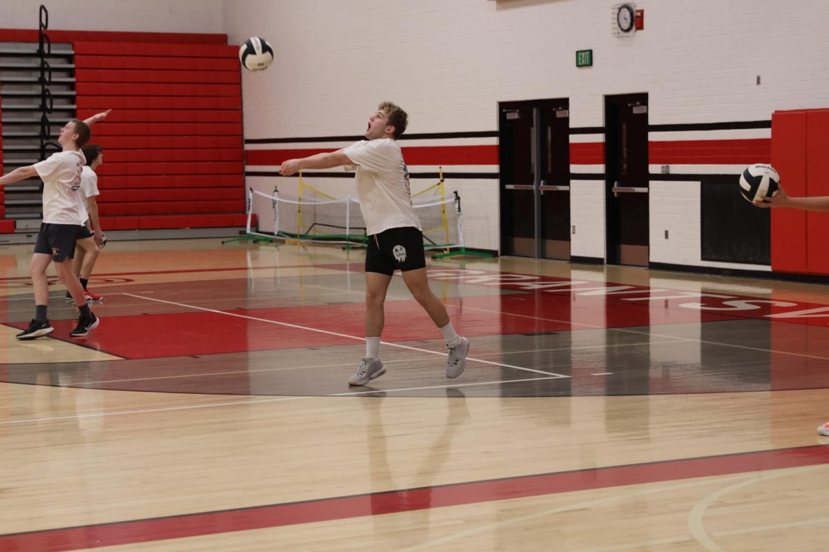 3/6/24 Boys Volleyball practice at GHS. Zach Powell 