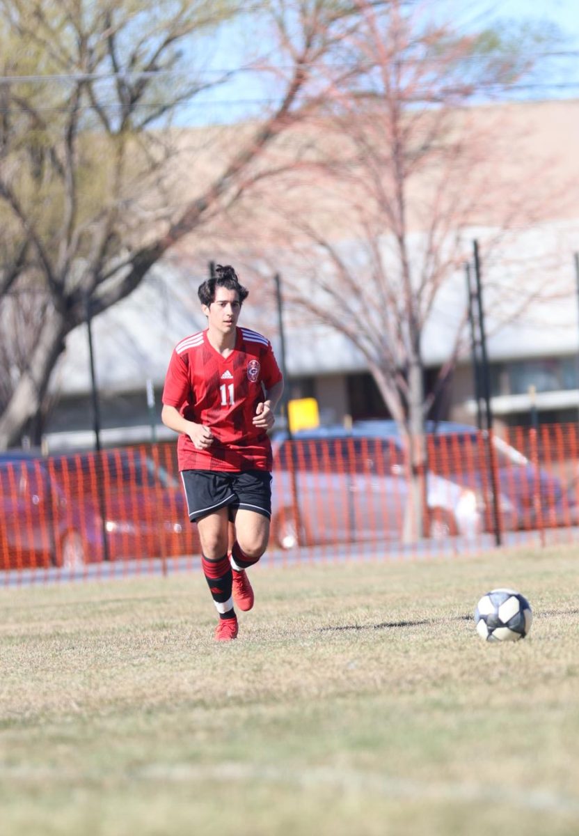 Massimo Ciaschetti at varsity soccer on 3/21/24 at GHS against Union High School.